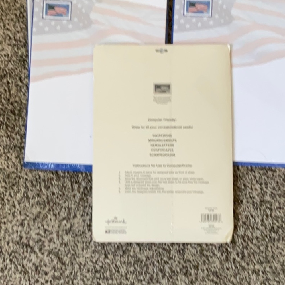FINAL PRICE $5: New Hallmark issued by USPS Labels and Computer Stationery. - Picture 2 of 4